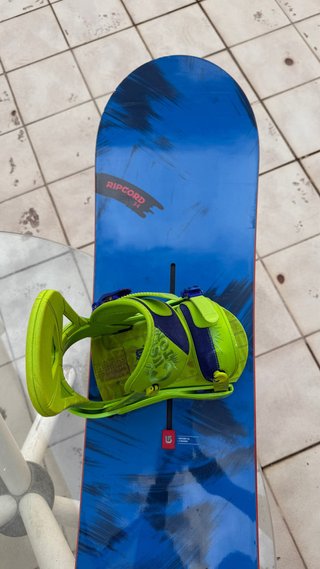 Tabla Snowboard Burton Ripcord 54 con fijaciones