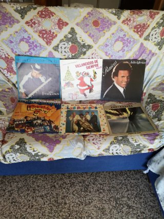 Lote 54 Vinilos, lp, variados, regalo compacto Phi