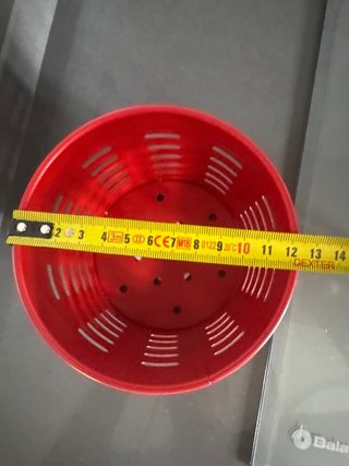 Soporte Utensilios Cocina Acero Rojo