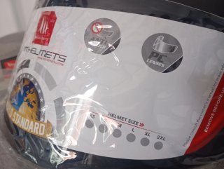 Visera  casco MT Max visión (oscura/solar)
