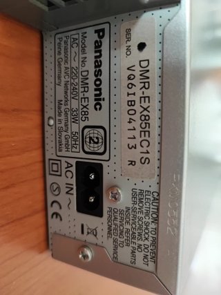 Reproductor DVD Panasonic HDD & DVD DMR-EX85
