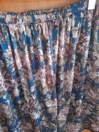 Pijama satinado 2 piezas floral
