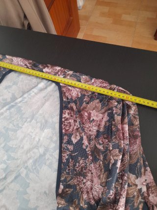Pijama satinado 2 piezas floral