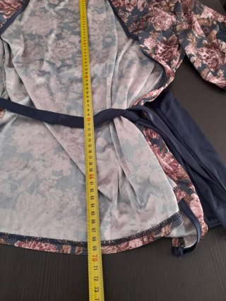 Pijama satinado 2 piezas floral