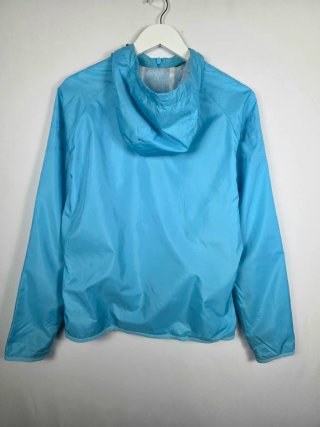 Chaqueta Adidas Azul Ligera con Capucha