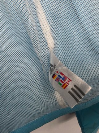 Chaqueta Adidas Azul Ligera con Capucha