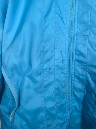 Chaqueta Adidas Azul Ligera con Capucha