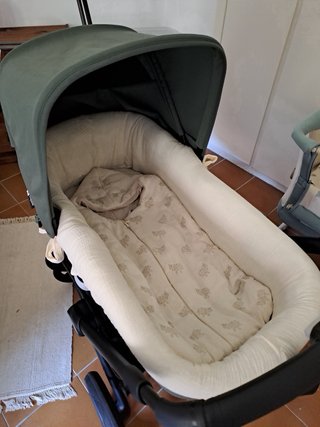 Funda y bajera capazo Bugaboo