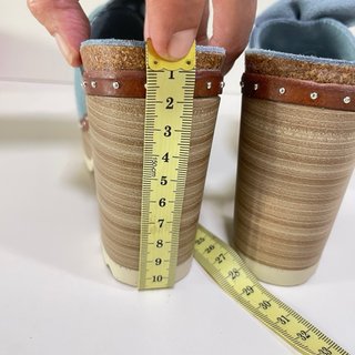 Sandalias plataforma azul