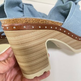Sandalias plataforma azul