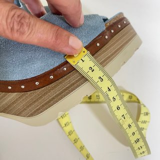 Sandalias plataforma azul