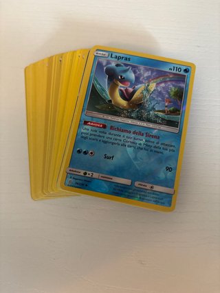 Lotto carte Pokémon Acqua