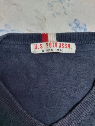 Maglioncino U.S. Polo Assn. Blu Taglia L