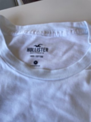 Camiseta Hollister manga larga degradado