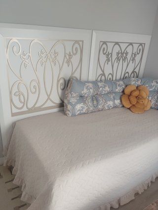 Cama arcón 90cm + 2 cabeceros + sinfonier