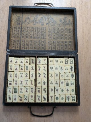 Mahjong Clásico Caja Decorada