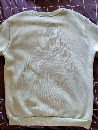 Sudadera Afelpada Verde Menta