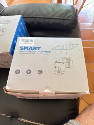 Cámara Vigilancia HiSeeu App Carga Solar