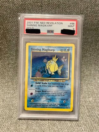 Carta Pokémon Magikarp Brillante Neo Revelación 20