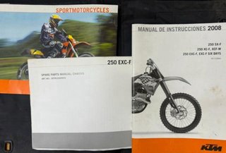 KTM 250 EXC-F 4T 2008 Öhlins TTX + Akrapoviç