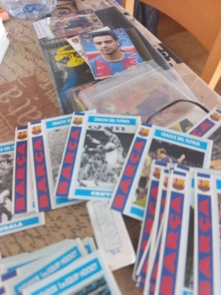 Lote 80 Tarjetas Colección Barça 92-93