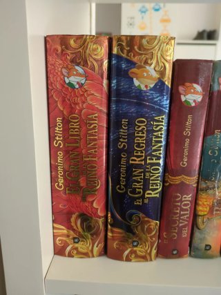 Lote 17 libros Gerónimo stilton del reino Fantasía