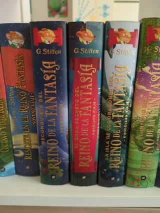 Lote 17 libros Gerónimo stilton del reino Fantasía