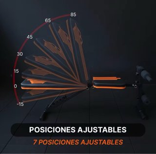 Banco de pesas Bonvork ajustable
