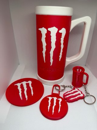 Porta bicchieri Monster Energy Set