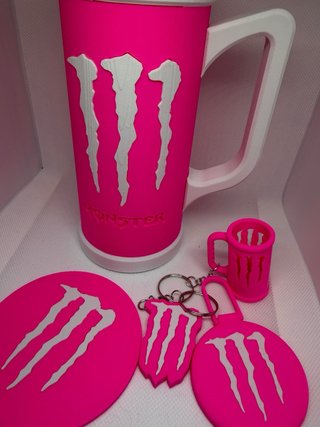 Porta bicchieri Monster Energy Set
