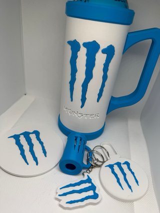 Porta bicchieri Monster Energy Set