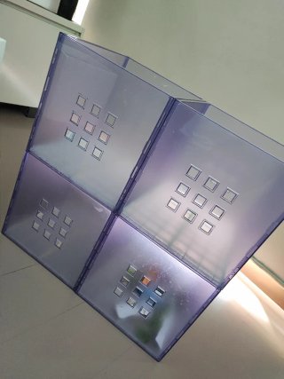 4 Cubo IKEA Kallax + 4 Cubo legno