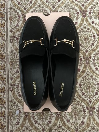 Mocasines Graceland negros mujer talla 37