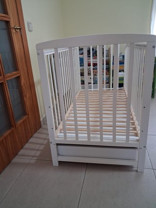 Cuna Convertible dos alturas Blanca 120x60cm