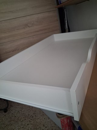 Cuna Convertible dos alturas Blanca 120x60cm