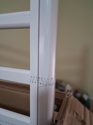 Cuna Convertible dos alturas Blanca 120x60cm