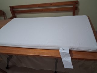 Cuna Convertible dos alturas 120x60cm + colchón