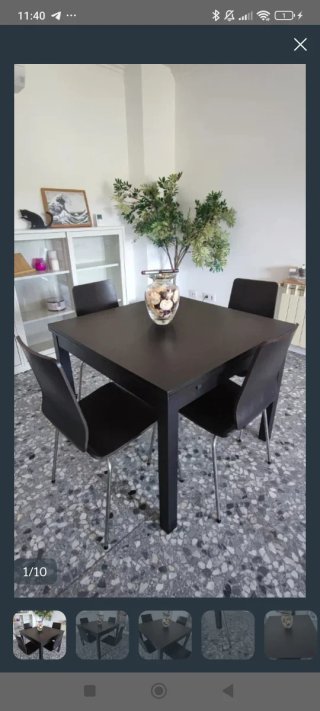 Mesa comedor y 4 sillas