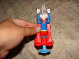 Boneco Bugs Bunny Superman Looney Tunes