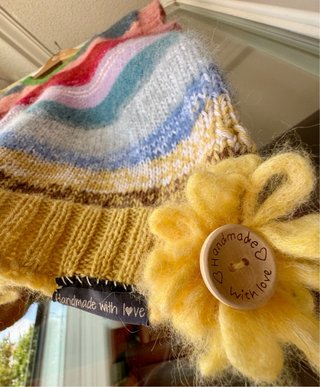 Chaleco débardeur tejido lana alpaca multicolor