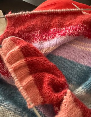 Chaleco débardeur tejido lana alpaca multicolor