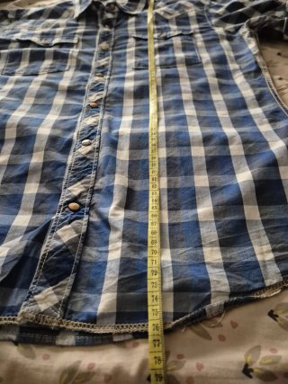 Camisa Hilfiger Denim Cuadros Azul/Blanco Talla M