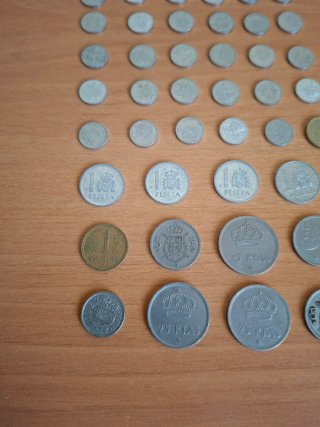 Lote 50 Monedas Pesetas Españolas