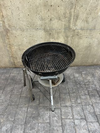 Barbacoa Weber Nero e Argento