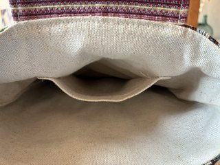 Bolso bandolera tejido, hecho a mano