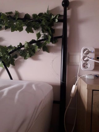 Cabecero de hierro forjado para cama de 150