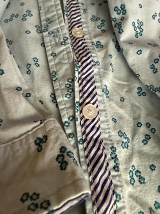 Camisa Tommy Hilfiger floral azul mujer