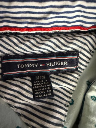 Camisa Tommy Hilfiger floral azul mujer