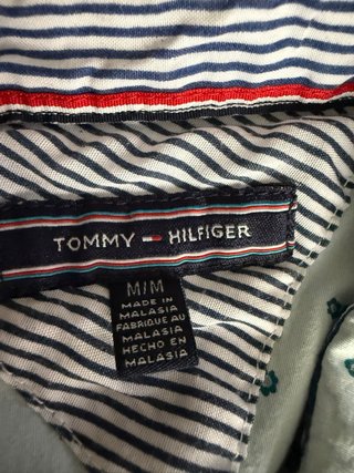 Camisa Tommy Hilfiger floral azul mujer