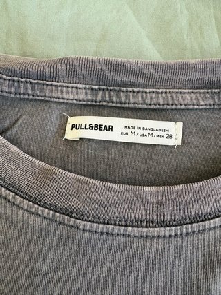 Camiseta Cowgirl Rodeo Pull&Bear Gris Talla M